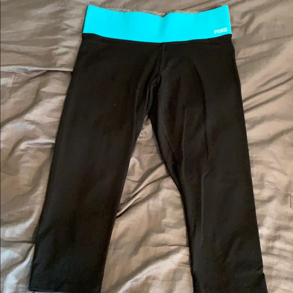 Cropped, reversible leggings